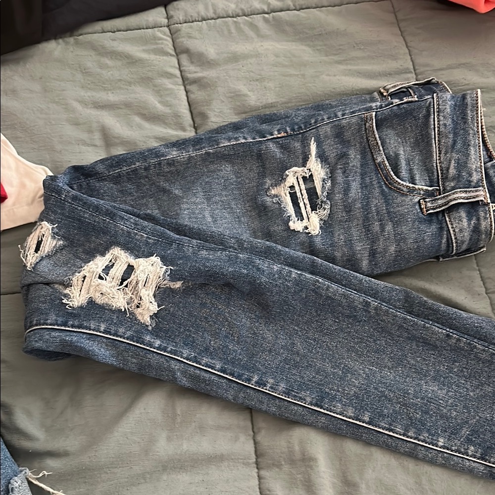 American Eagle Outfitters Ripped Denim Jeans
